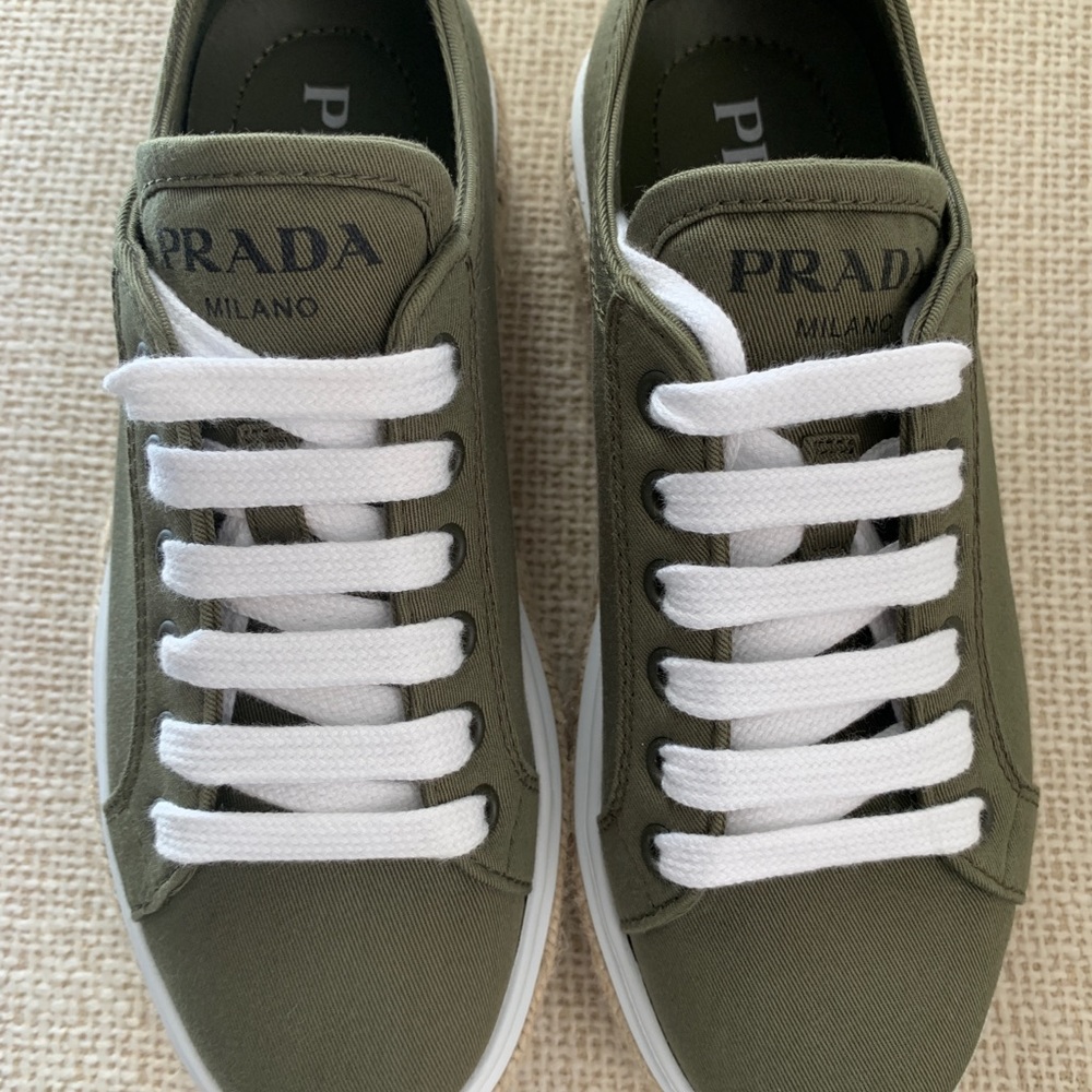 platform prada sneakers